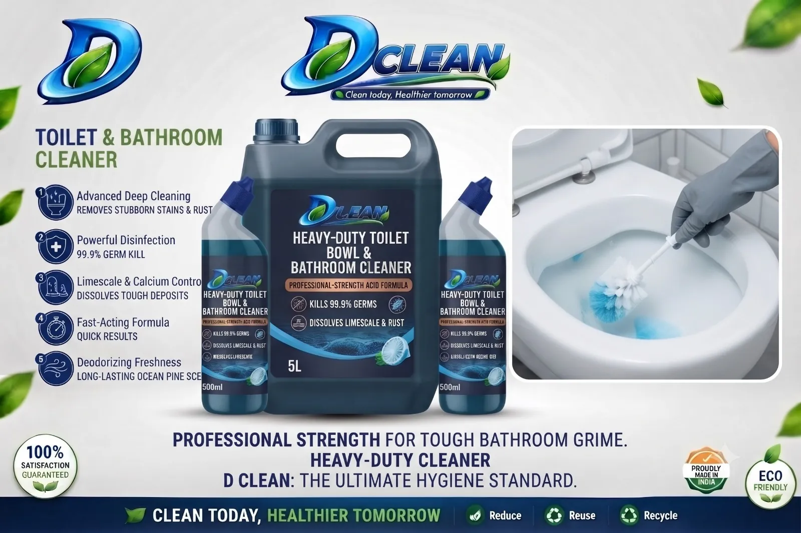 Toilet & Bathroom Cleaners — D CLEAN